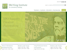 Tablet Screenshot of melkinginstitute.org
